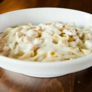 Fettuccine Alfredo at Jonny's Pizza in Aubrey and Frisco, TX