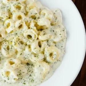 Cheese tortellini in creamy sauce at Jonny's Pizza in Aubrey and Frisco, TX