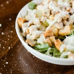Chicken Caesar salad at Jonny's Pizza in Aubrey and Frisco, TX